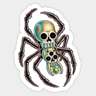 Spiderskull Sticker